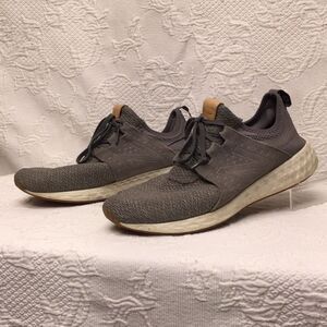 New Balance Fresh Foam Cruz v1 Team Gray Sea Salt Gum Sole Mens 11.5 Run Casual